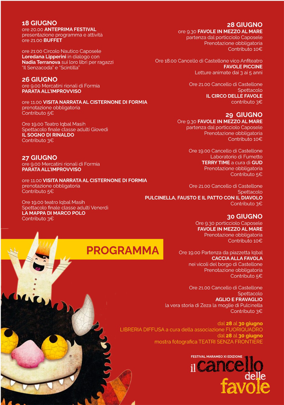 PROGRAMMA IL CANCELLO DELLE FAVOLE